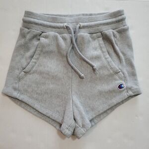 Champion Reverse-Weave Sweat Shorts Womens XS Gray Sexy Logo Booty Shorts‎